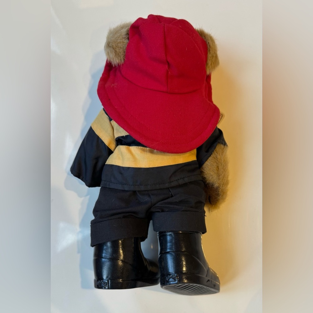 Boyd's Bears Plush Buckley Fireman Hero First Responder Jointed Brown Bear NWT! - Picture 5 of 11